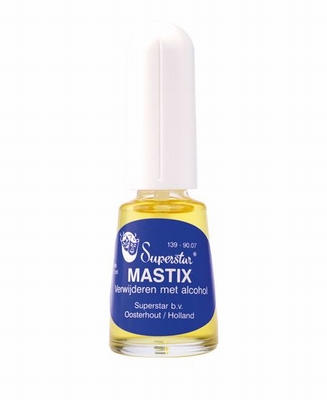 Make up lijm Mastix (superstar/kryolan) met penseeldop, 9 ml